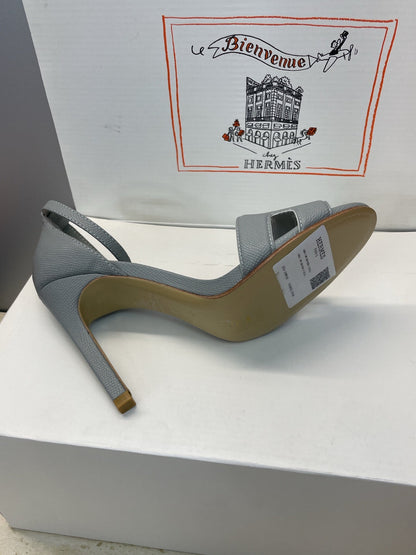 HM 26ss High Heel Sandals 105 Light Gray Cowhide 607126