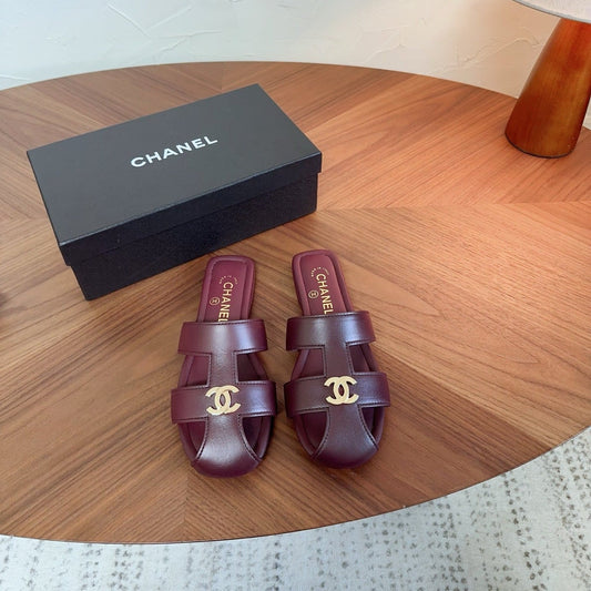 CC 26s Slipper Burgundy Lambskin 827263
