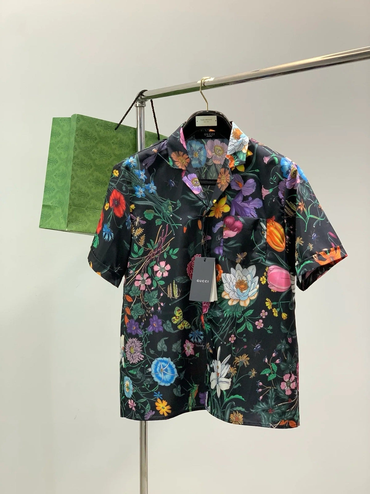 Gucci 2026 Flower Set Black mix colors Silk 131811