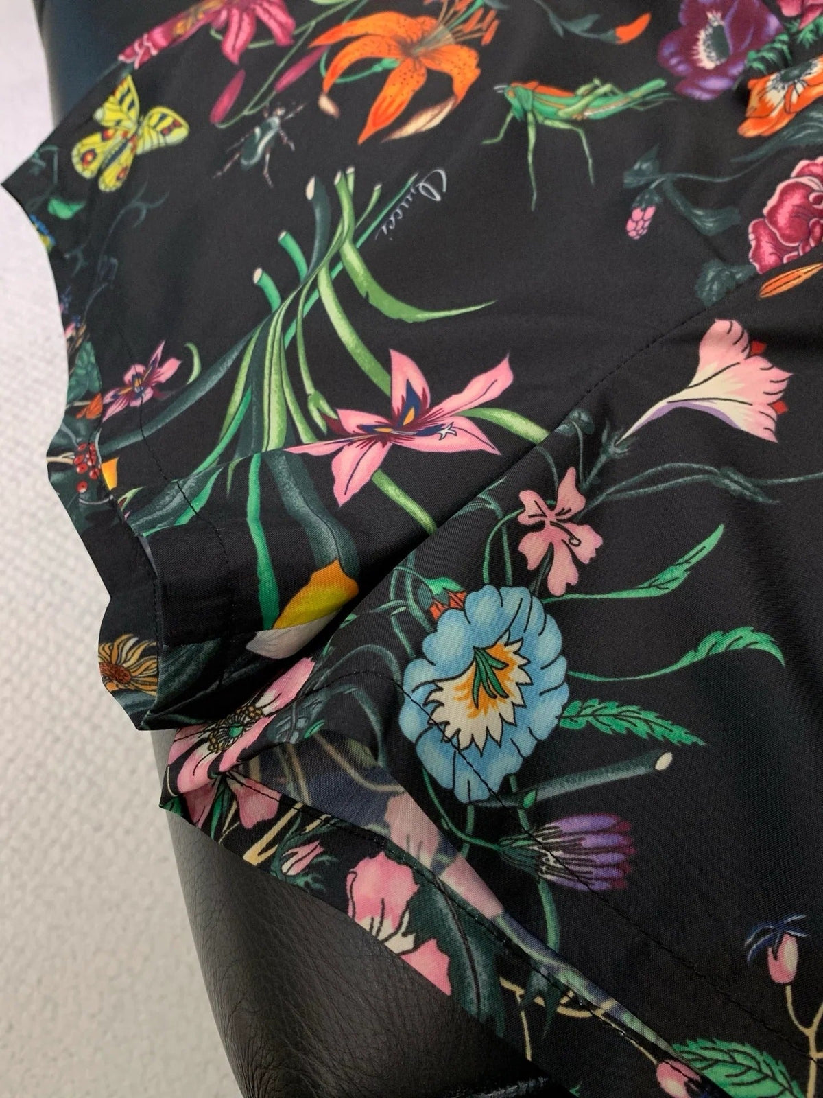 Gucci 2026 Flower Set Black mix colors Silk 131811