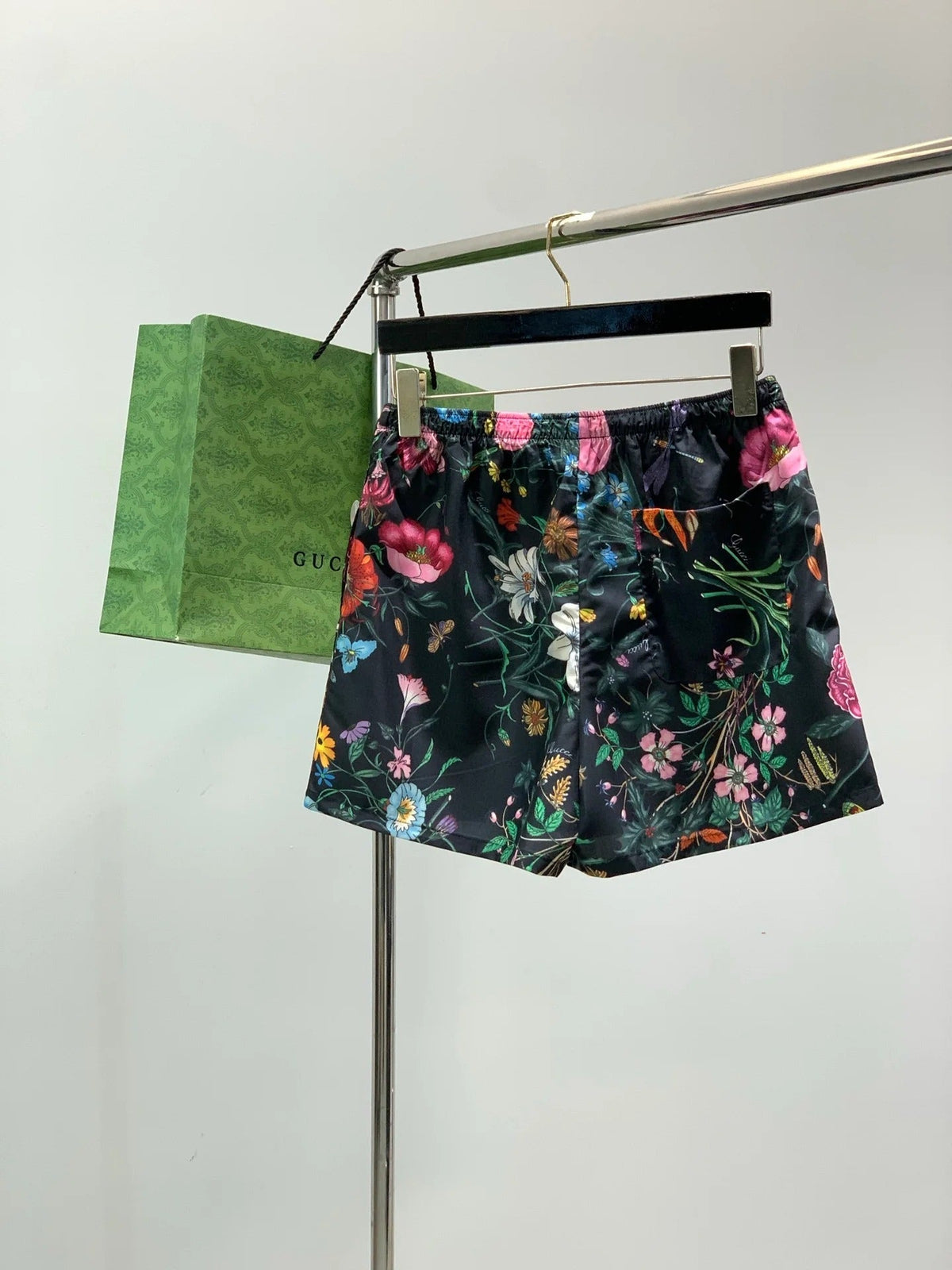 Gucci 2026 Flower Set Black mix colors Silk 131811