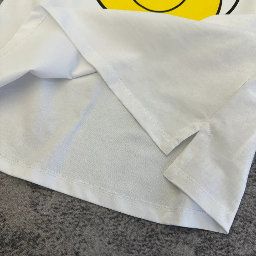 Gucci 2026 "Mr Happy" T-shirt White Yellow Cotton 359229