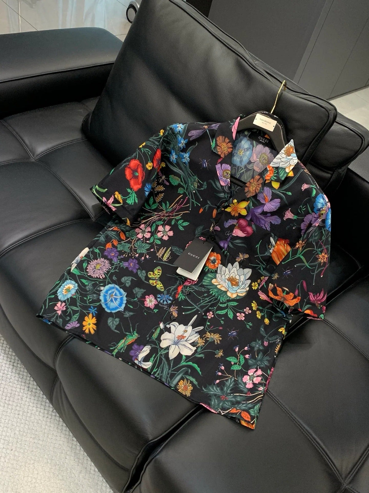 Gucci 2026 Flower Set Black mix colors Silk 131811