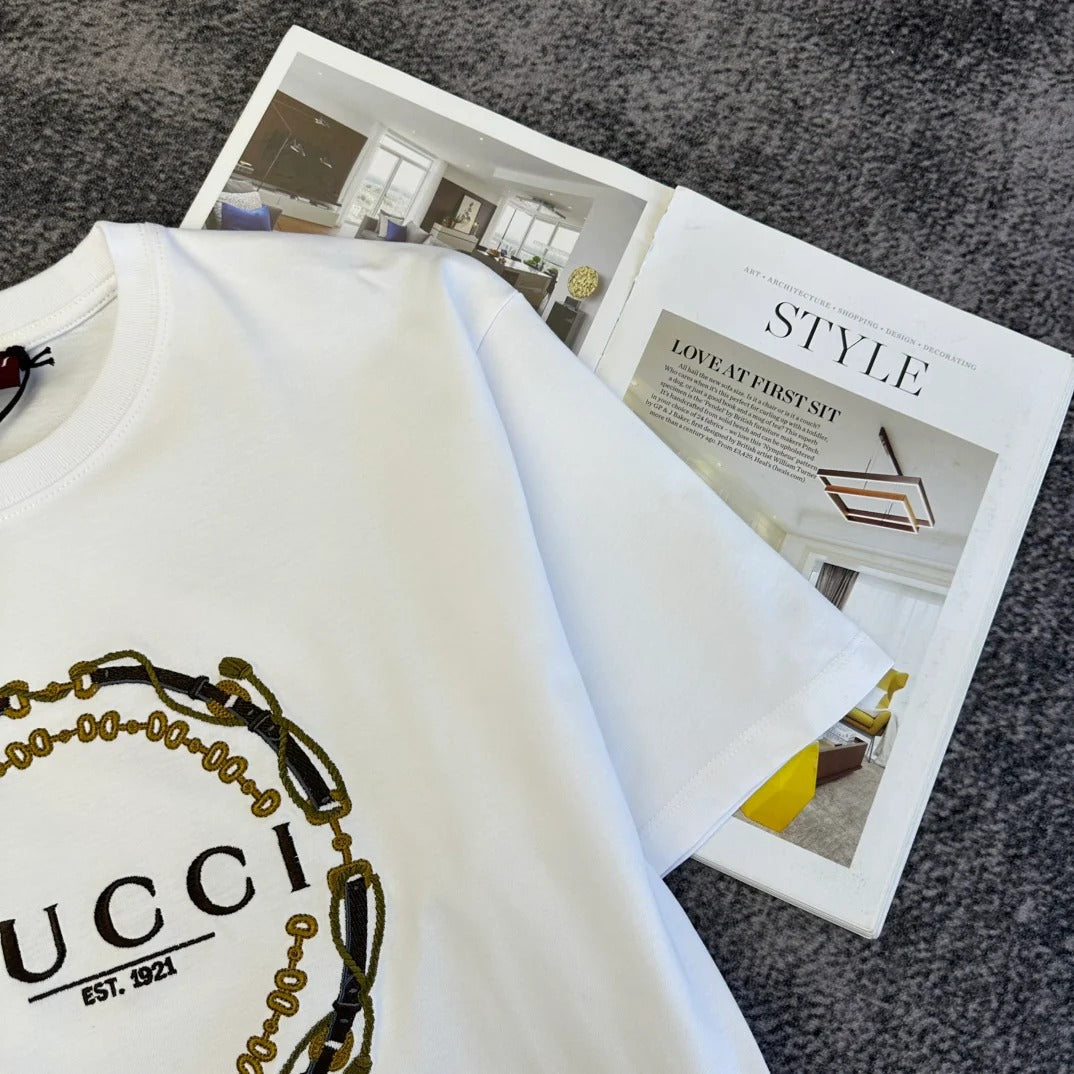 Gucci 2026 T-shirt White Cotton 359279