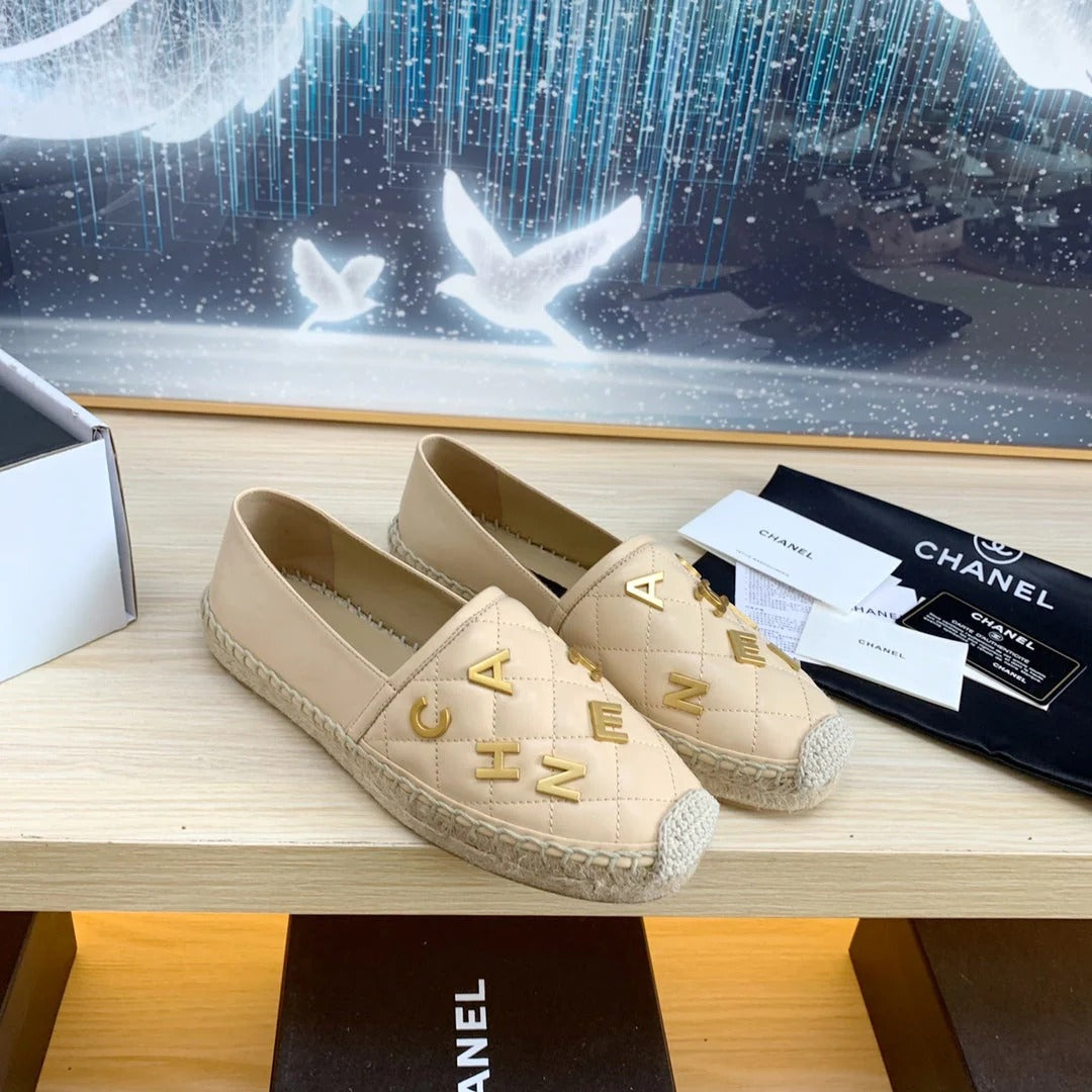 Chanel 2026 Summer Espadrille Shoes Patent Leather 825058