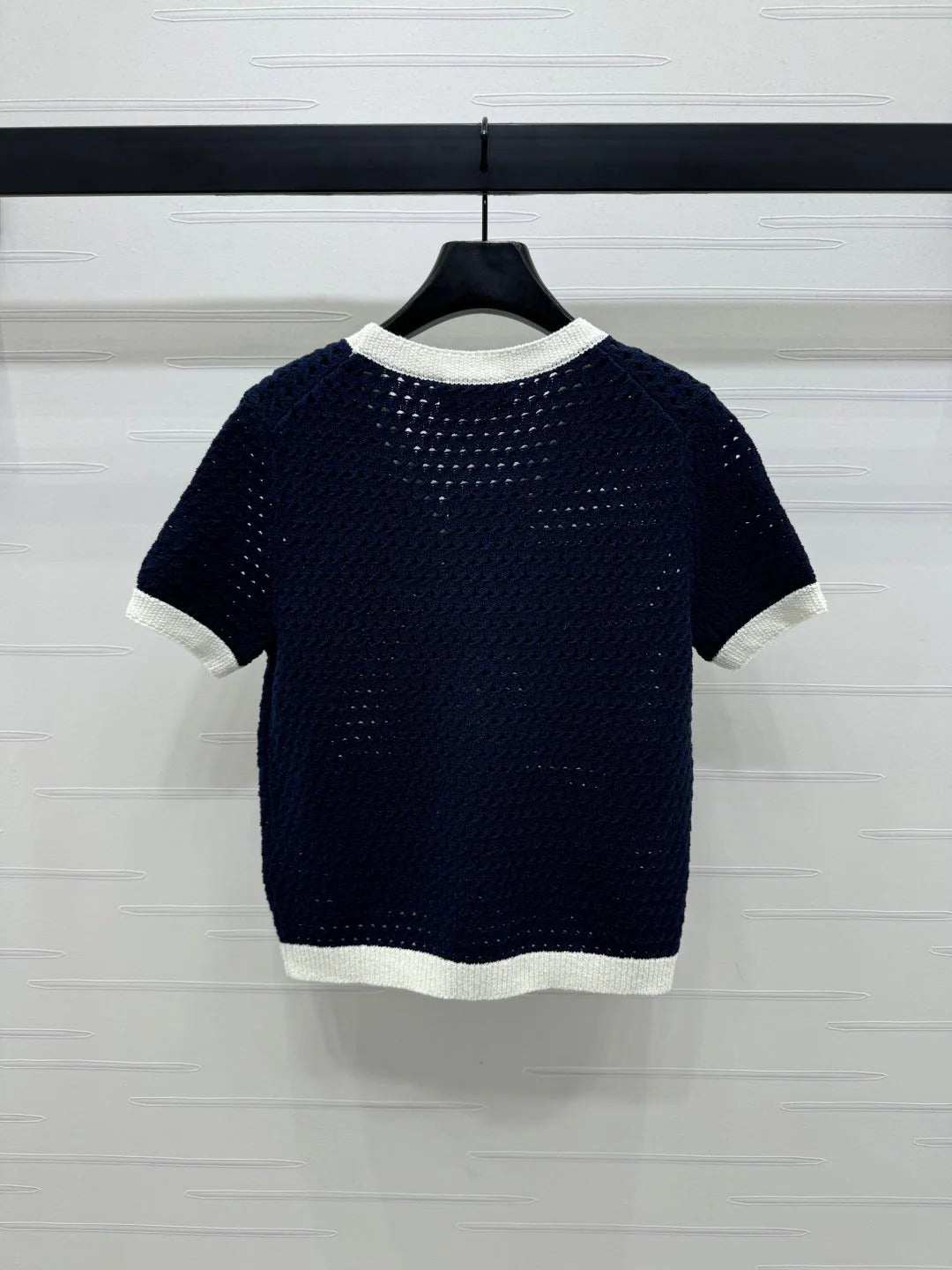 GUCCI SHORT-SLEEVE KNIT CARDIGAN 273214