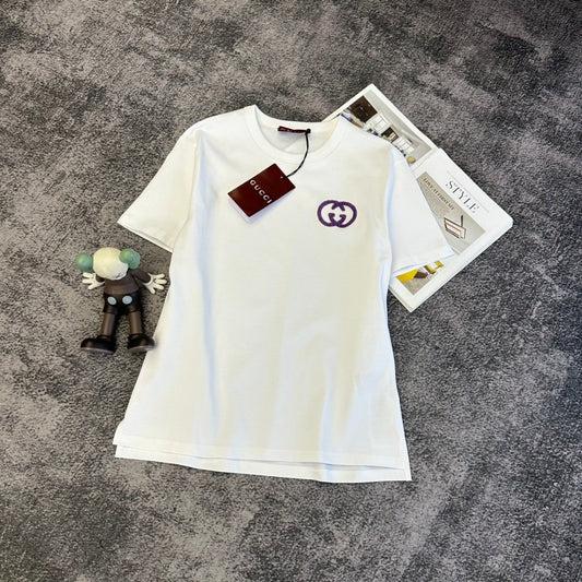 Gucci 2026 T-shirt White Purple Yellow Cotton 359259