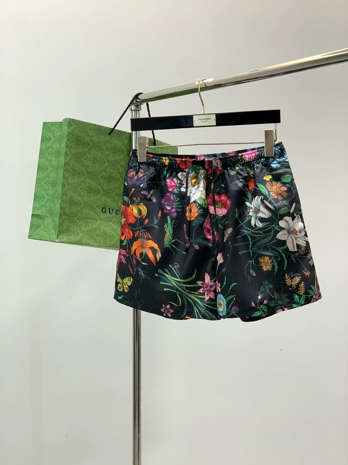 Gucci 2026 Flower Set Black mix colors Silk 131811
