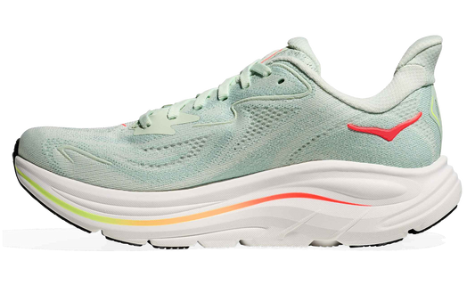 Clifton 10 WMNS "Sea Glass Neon Flame" 1162031 SLSSN
