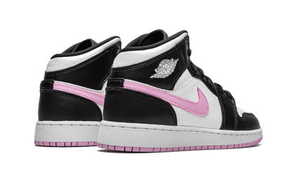 Jordan 1 Mid White Black Light Arctic Pink Sneakers - Elite Edition