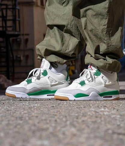 Jordan 4 Retro SB Pine Green Sneakers - Modern Classic | Designer Kicks
