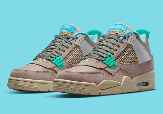 Union LA x Jordan 4 Retro Taupe Haze Sneakers - OG Colorway