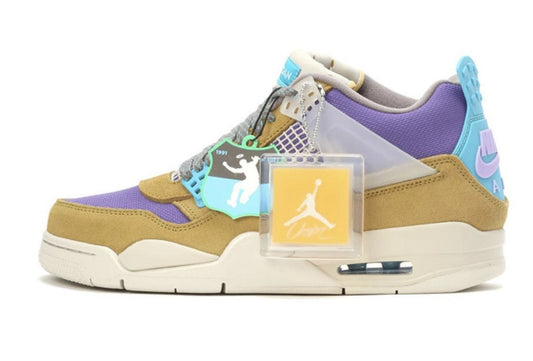 Union x Air Jordan 4 30th Anniversary Desert Moss Turquoise Blue | Must-Cop