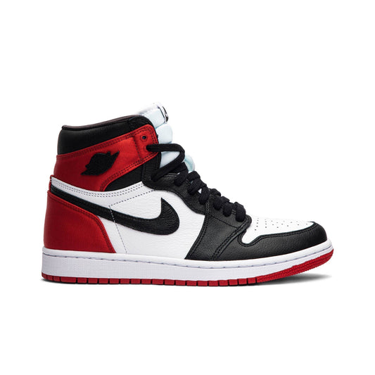 Wmns Air Jordan 1 Retro High ‘Satin Black Toe’ CD0461-016 Sneakers - Elite Ed...