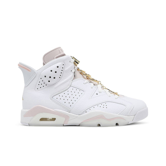 Wmns Air Jordan 6 Retro Gold Hoops DH9696-100 Sneakers - Modern Classic