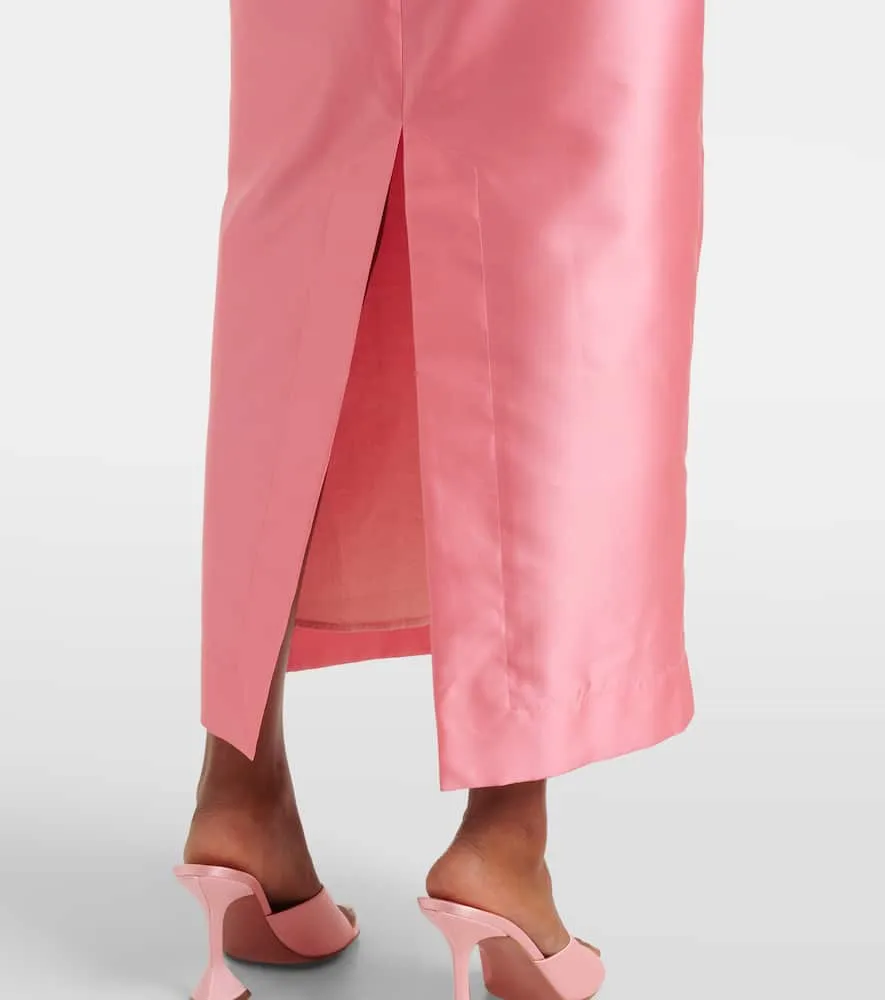 Alemais Ruffled off-shoulder gown
