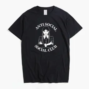 Wednesday Black Tee Anti Social Social Club