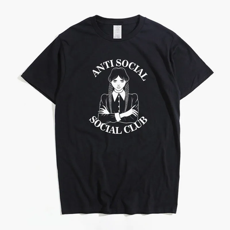 Wednesday Black Tee Anti Social Social Club